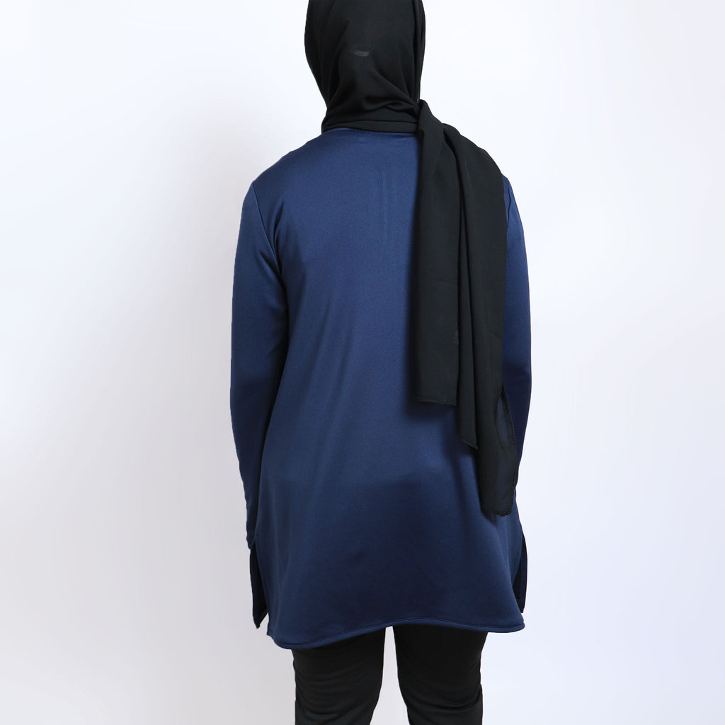 modest half zip top + Joggers